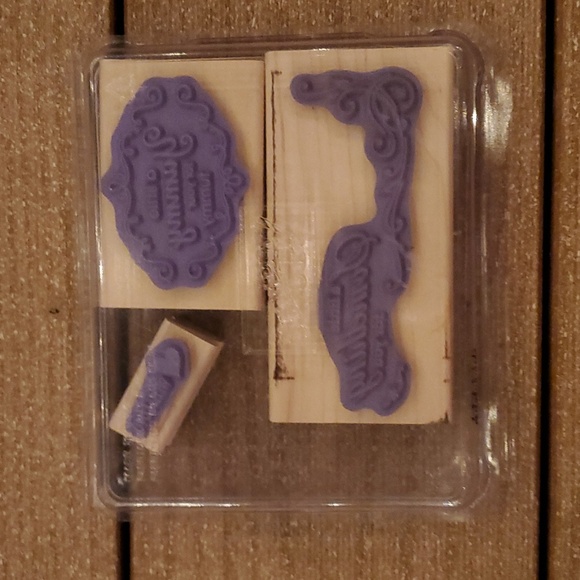 Stampin' Up! Rubber stamp set (food/snacks/treats homemade with love) - Picture 2 of 3